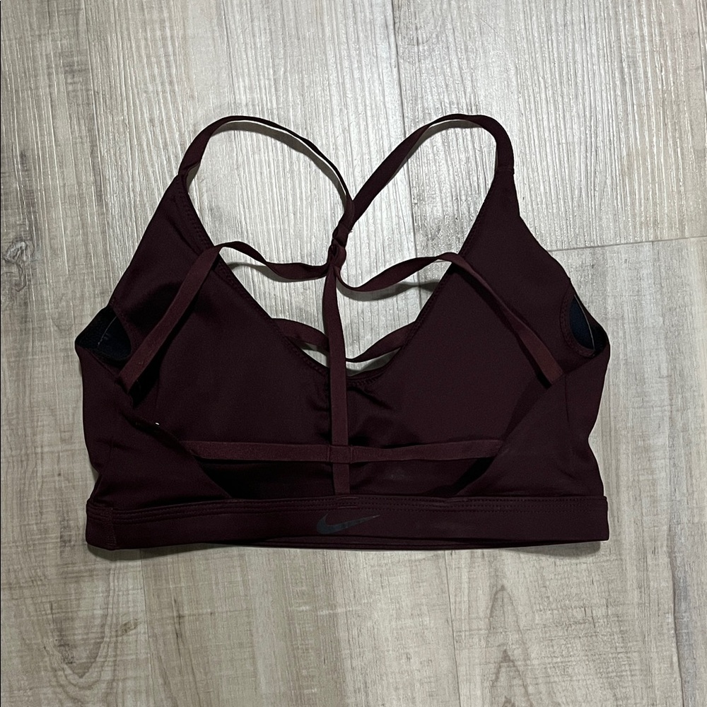 Nike Women's Dark Maroon Sports Bra